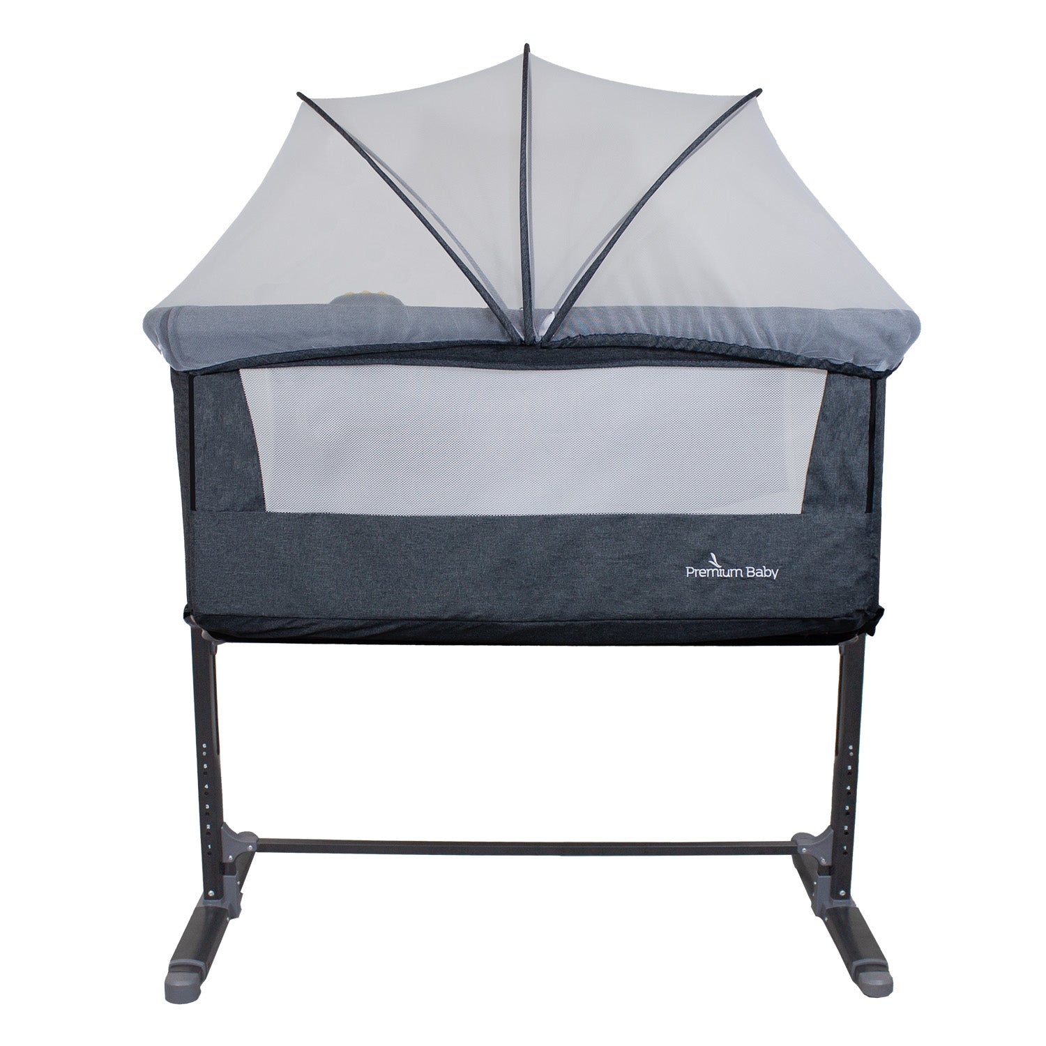 Cuna Colecho Con Dispositivo de Vibración Premium Baby Mix Bebesit Gris