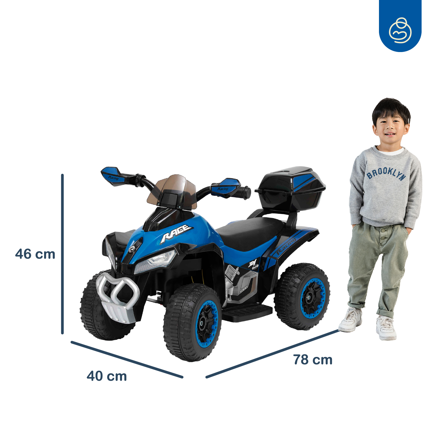 Cuatrimoto Quad Lx Azul