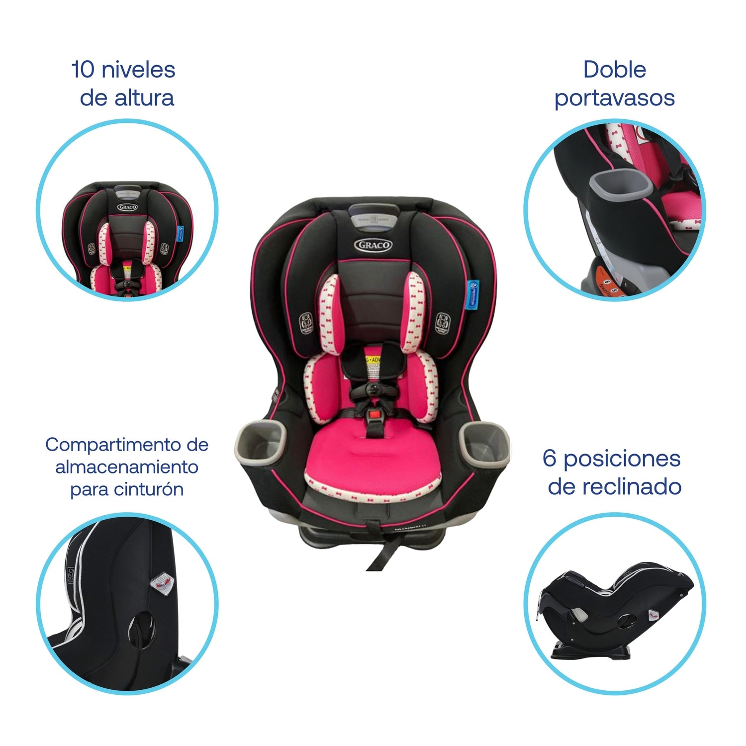 Silla de Auto Convertible Extend2fit Kenzie