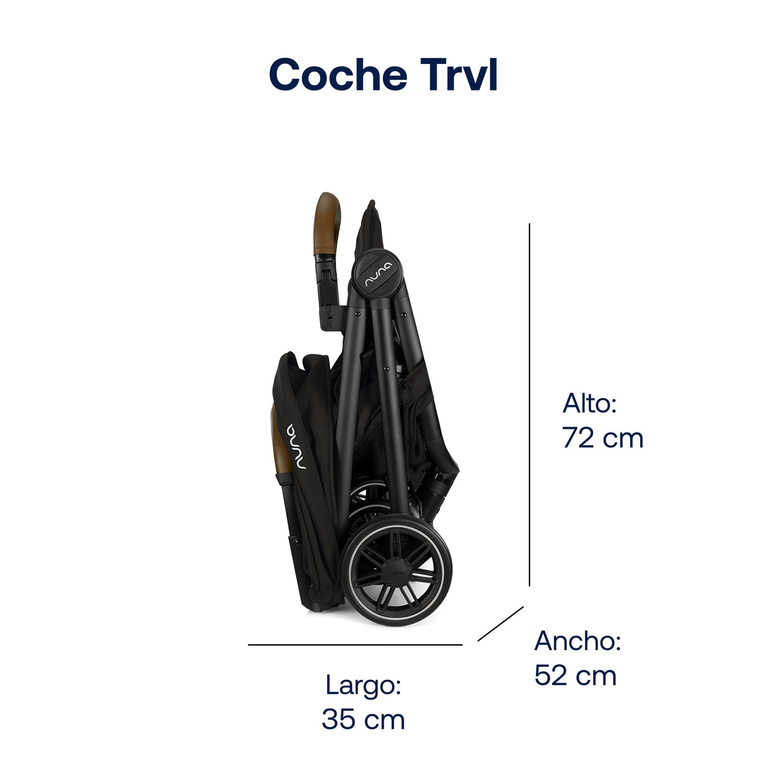 Coche de Paseo TRVL Negro