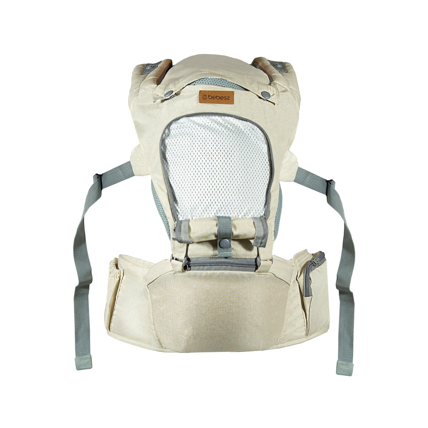 Porta Bebe Arnés con asiento cuidados cadera Hip Seat Beige