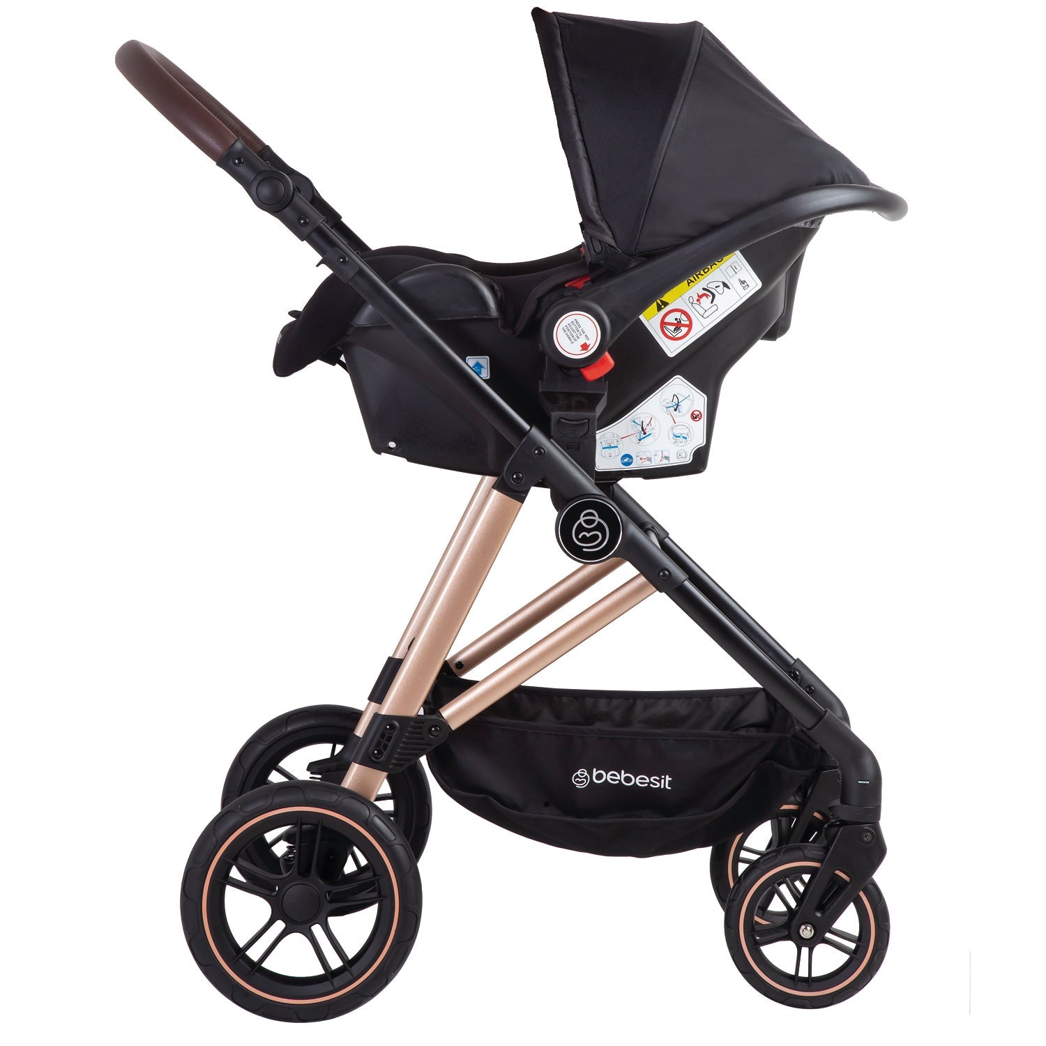 Coche Cuna travel system Neo Negro