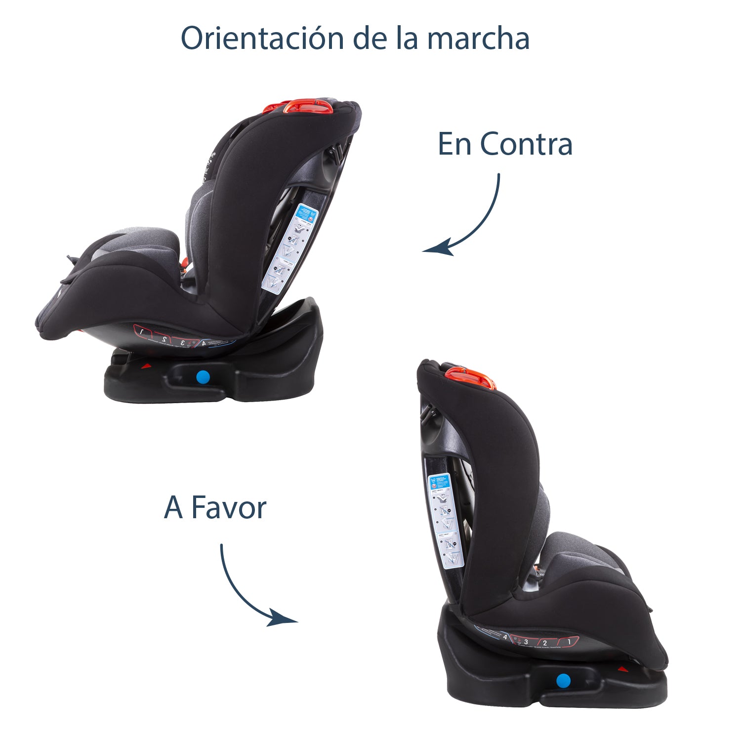 Silla de Auto Convertible Aries Gris