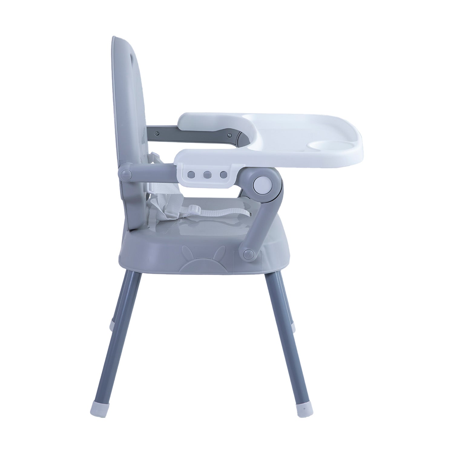 Silla de comer plegable portatil Bebe Niño Fold Gris