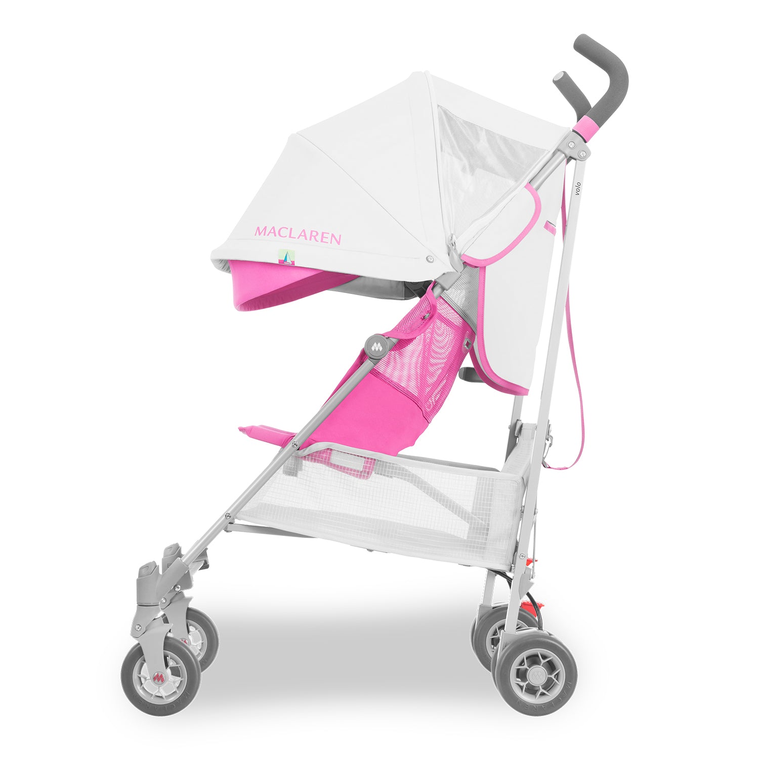 Coche Premium MacLaren Volo Silver/Azalea