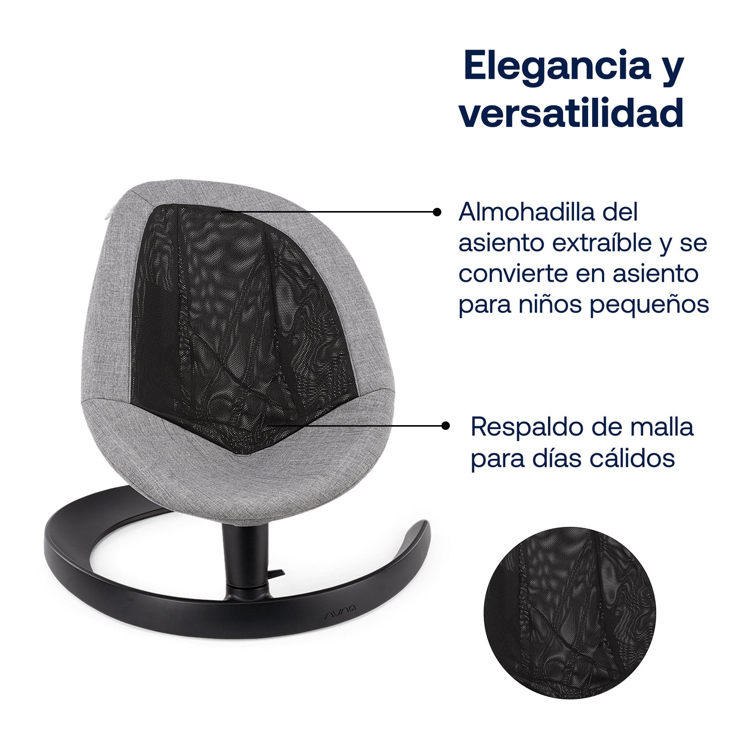 Baby Bouncer Leaf Grow Ink Nuna