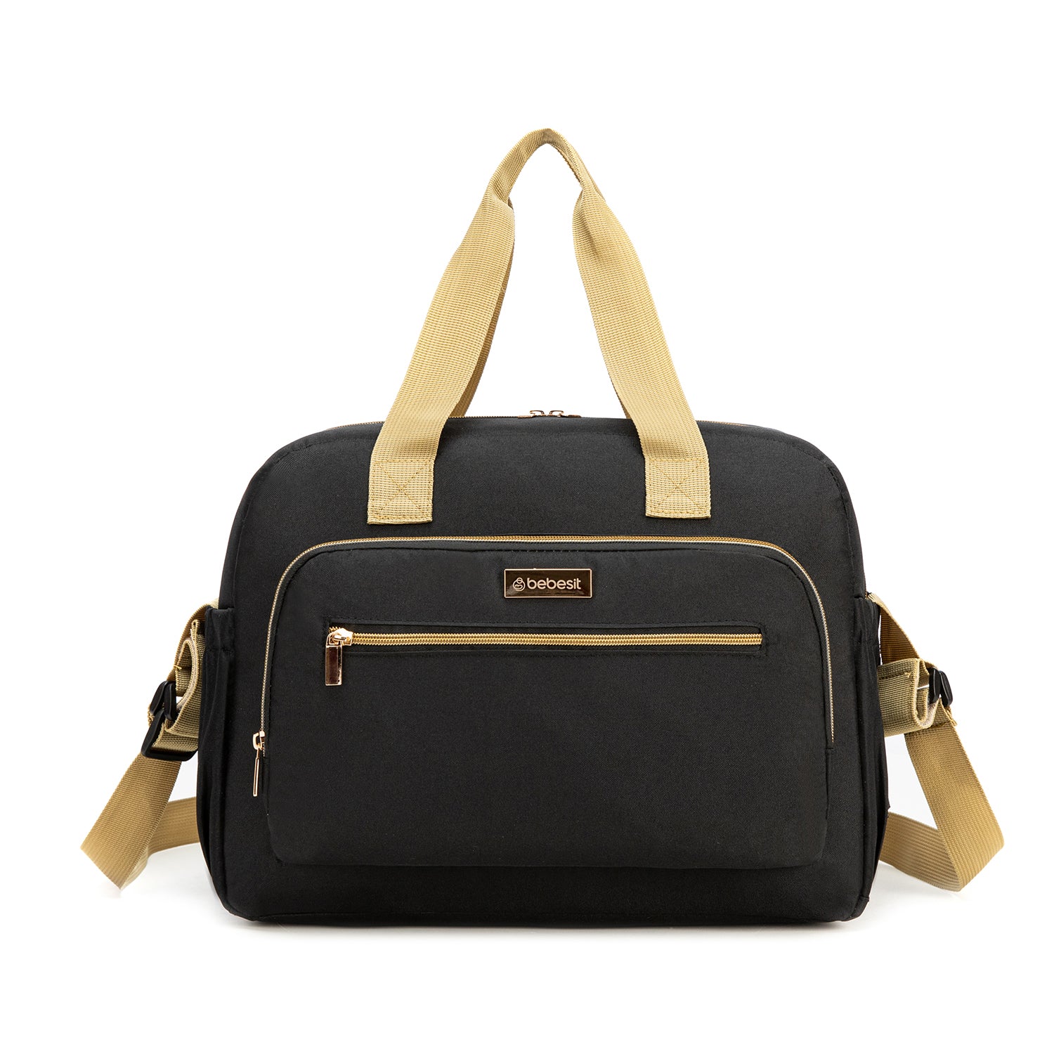 Bolso Maternal Premium Black Gold