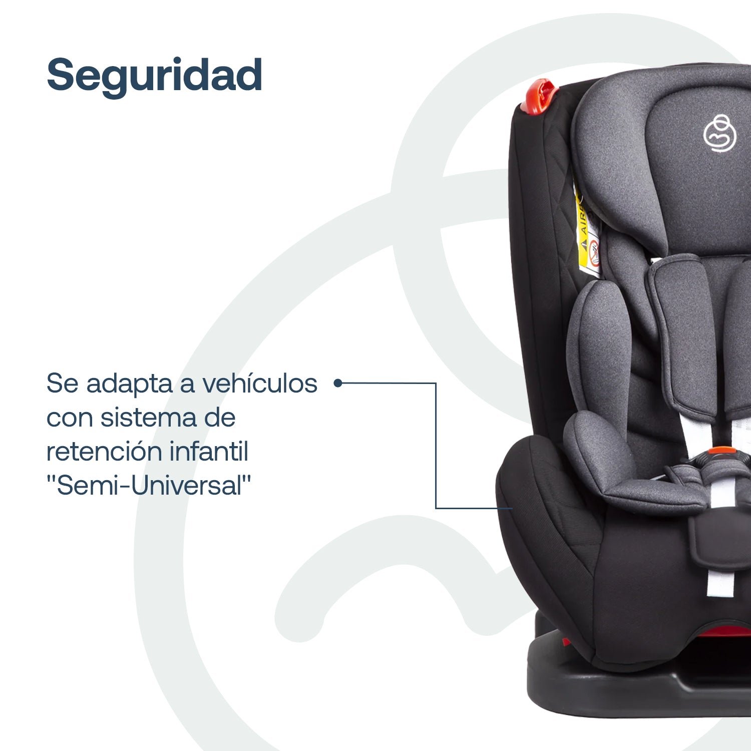 Silla de Auto Convertible Aries Gris