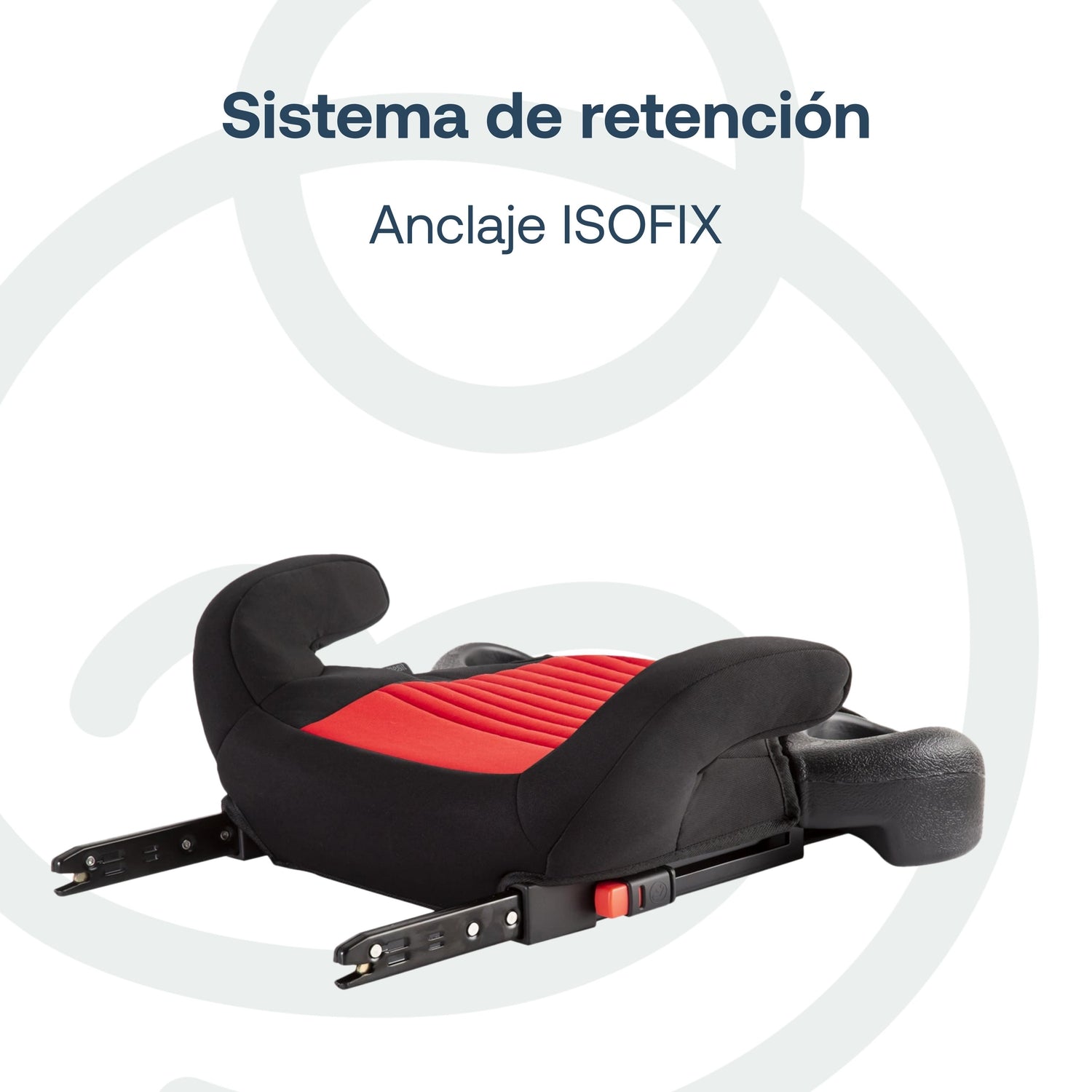 Alzador Isofix Rojo Bebesit