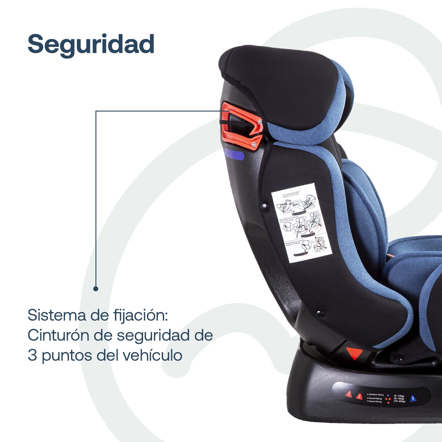 Silla de Auto Convertible Orbit LX Azul