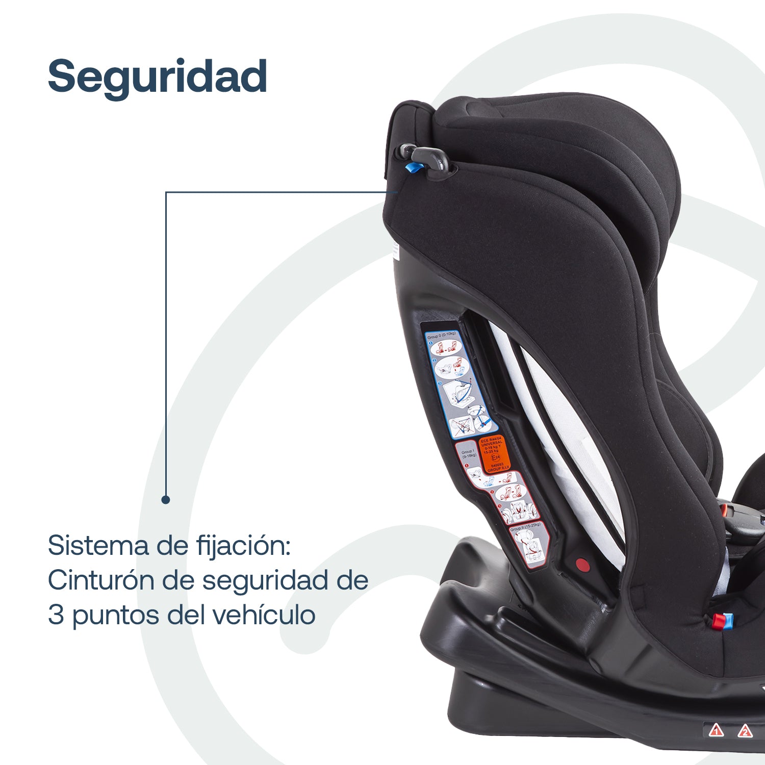 Silla de Auto Convertible Orbit Negra