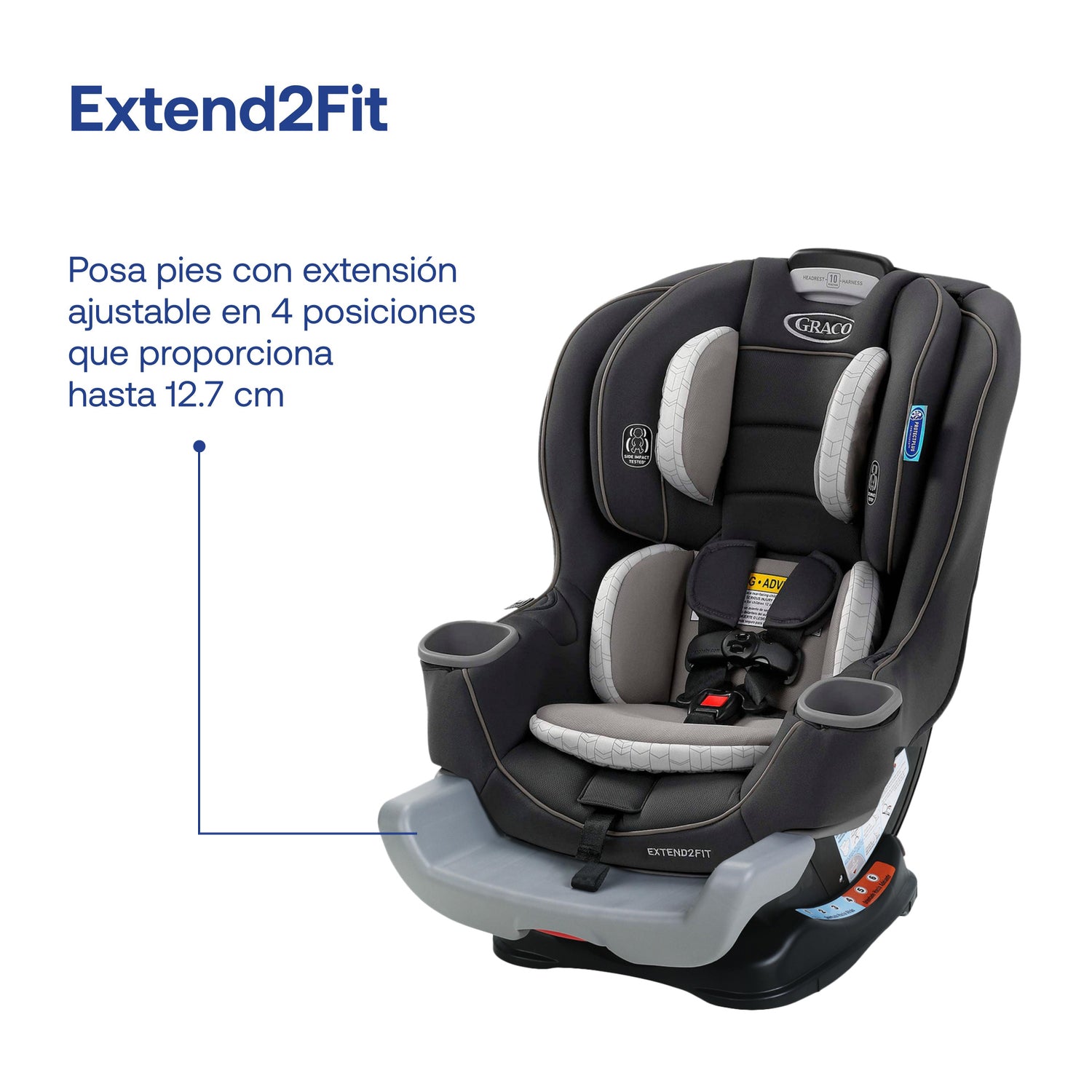 Silla de Auto Convertible Extend2fit Redmond