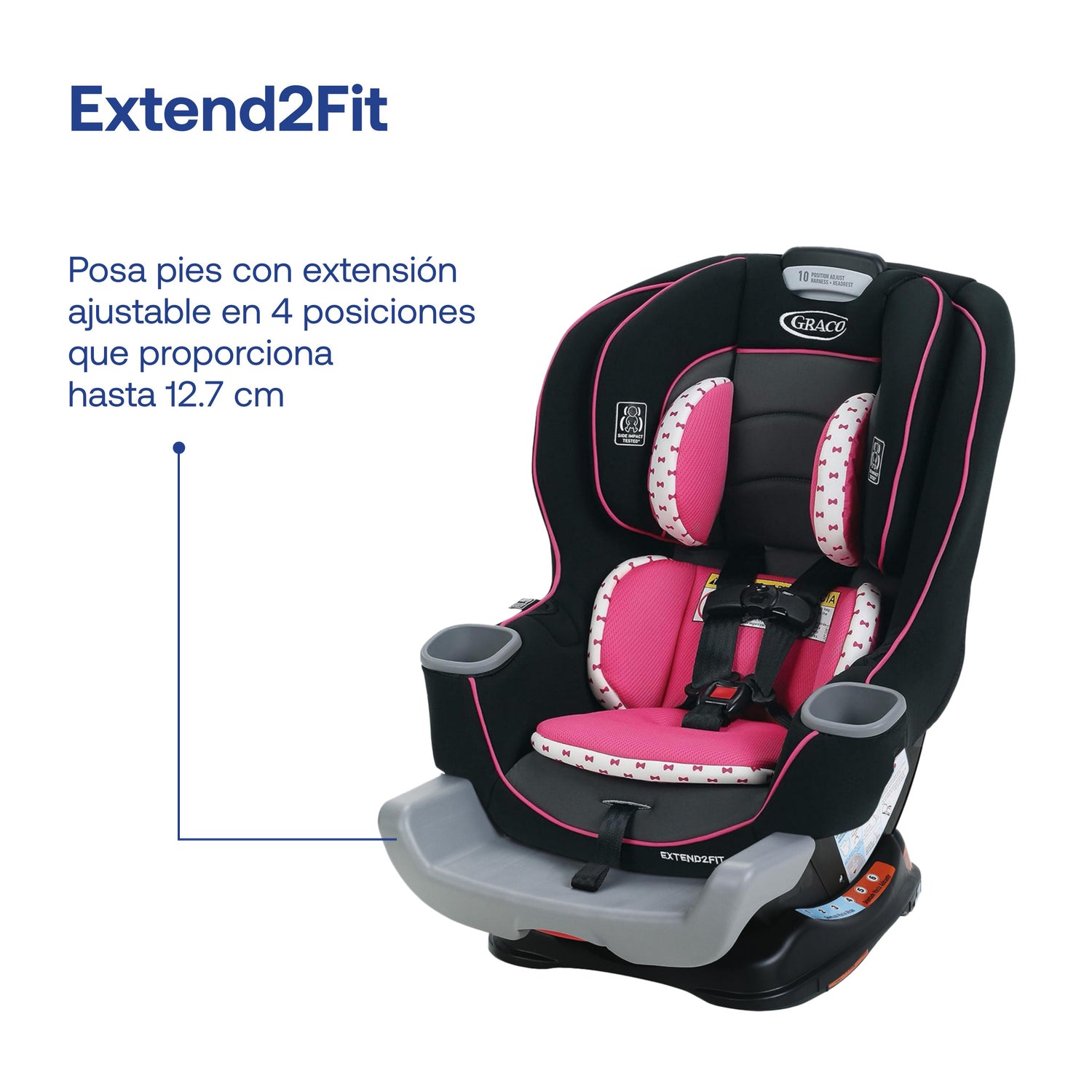 Silla de Auto Convertible Extend2fit Kenzie