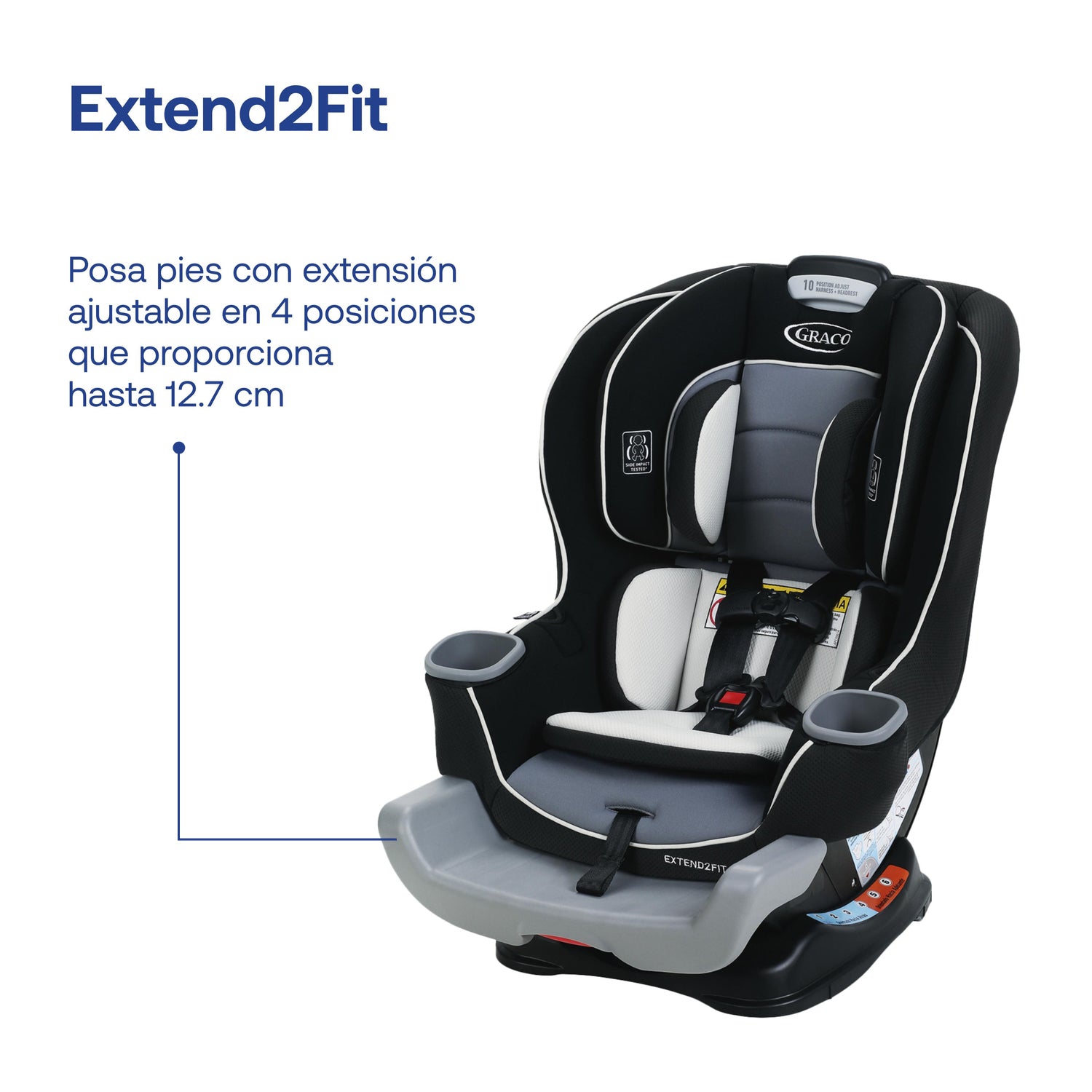 Silla de Auto Convertible Extend2fit Gotham