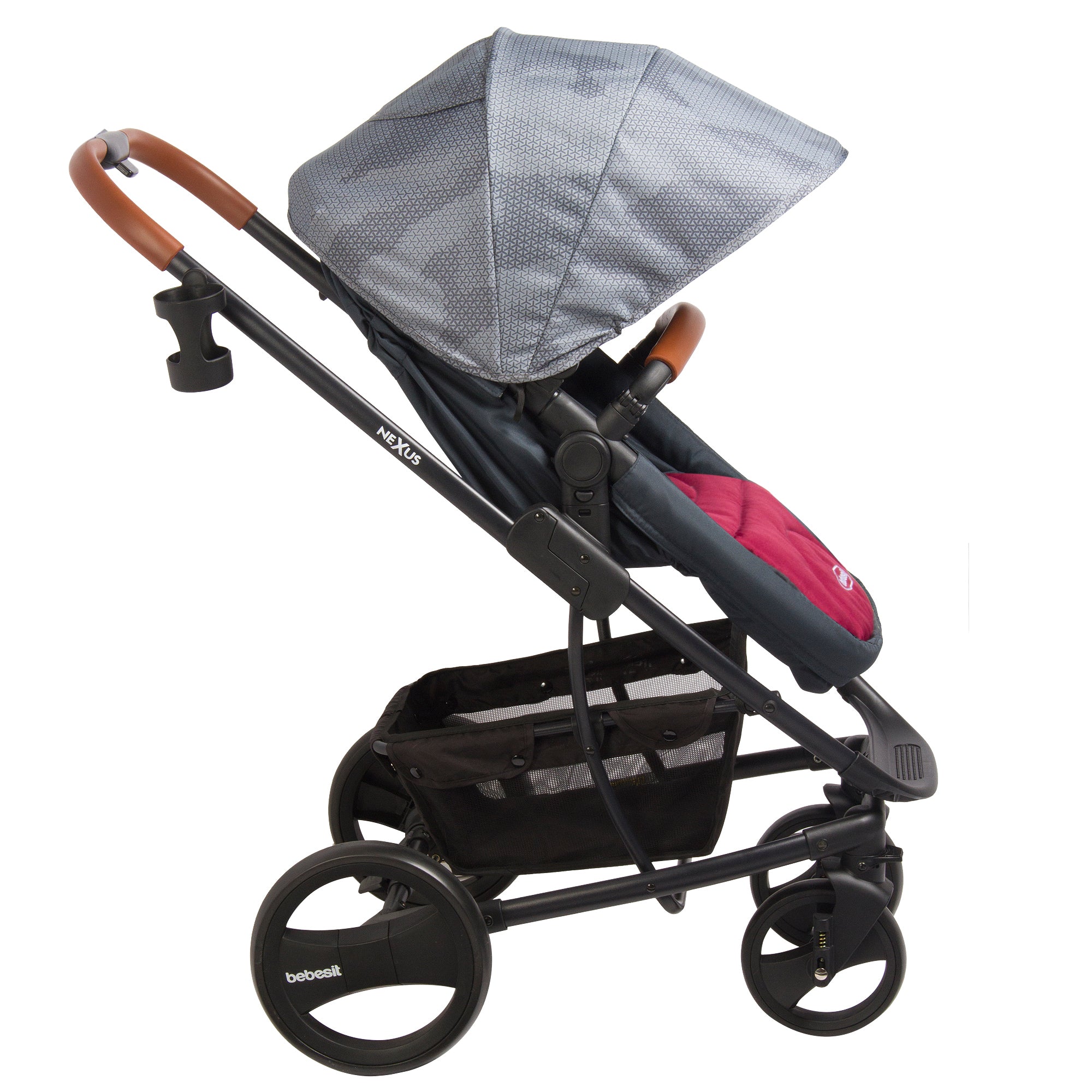 Coche Cuna travel system Nexus 5053 Rosa