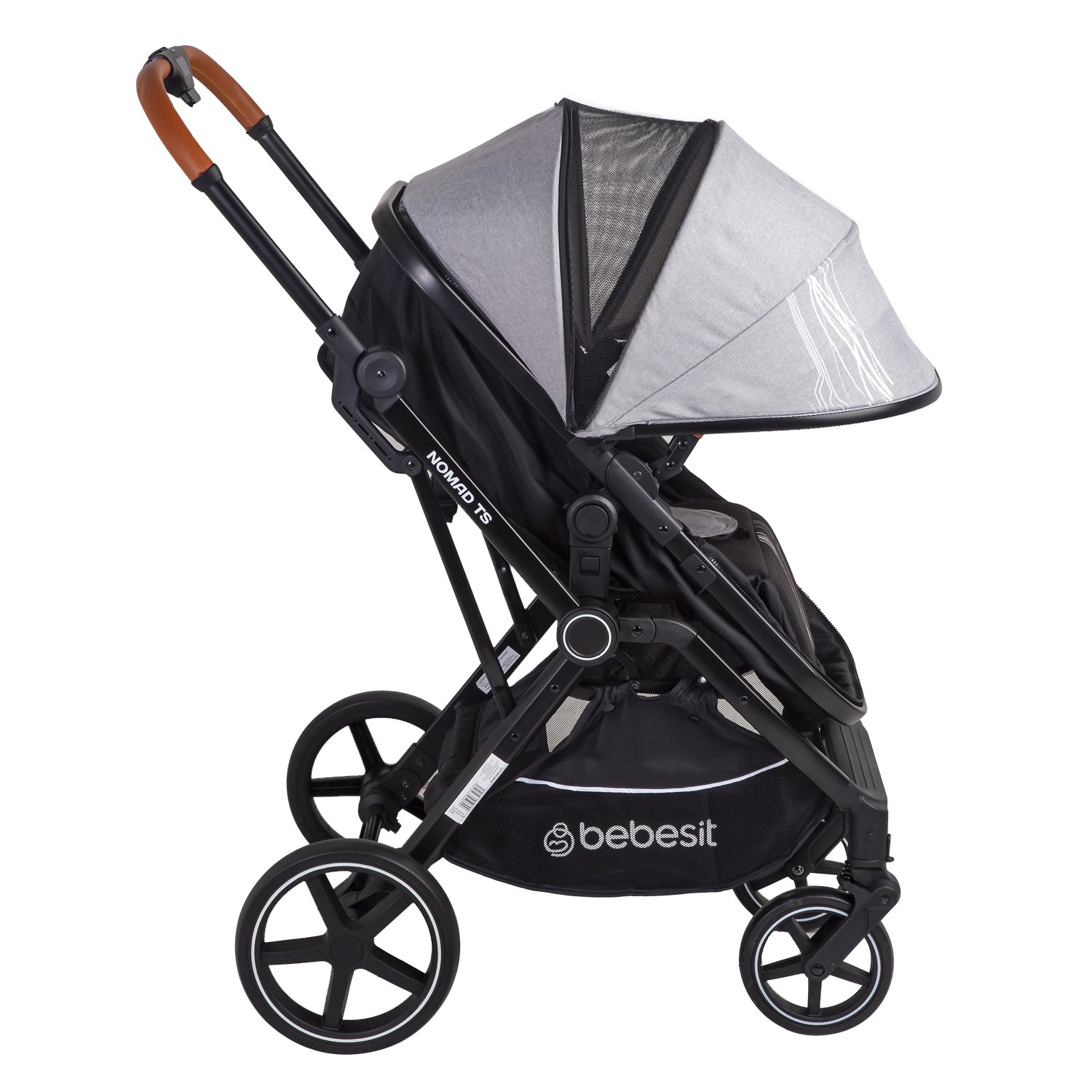 Coche Cuna travel system Nomad Gris