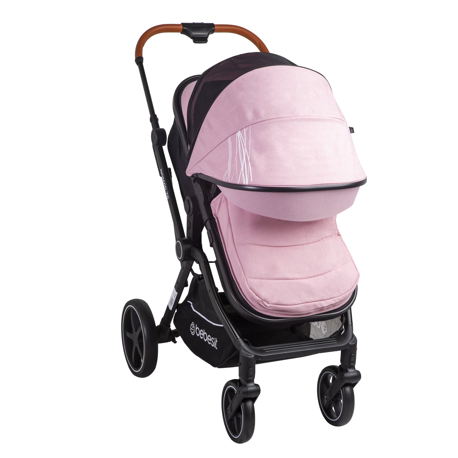 Coche Cuna travel system Nomad Rosa