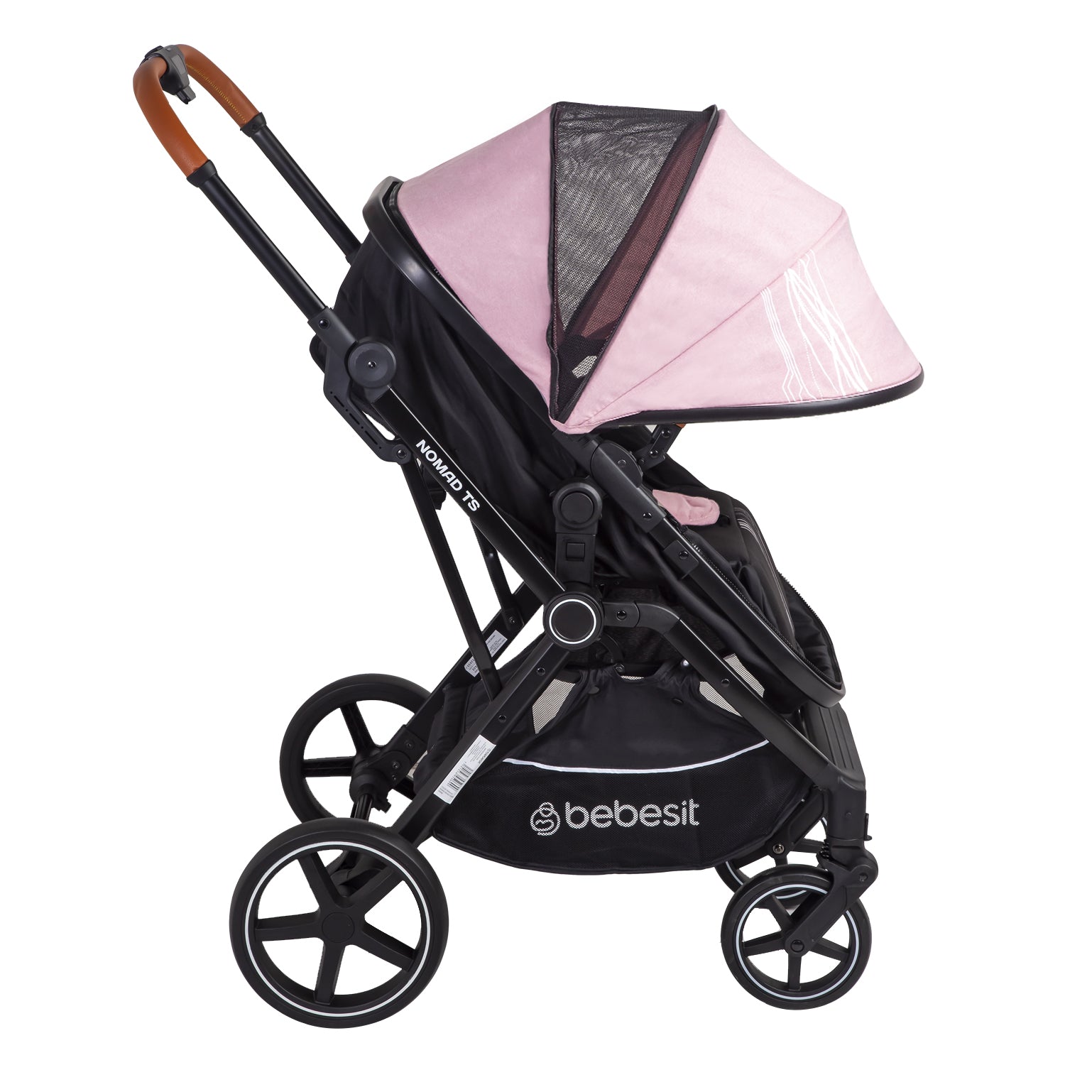 Coche Cuna travel system Nomad Rosa