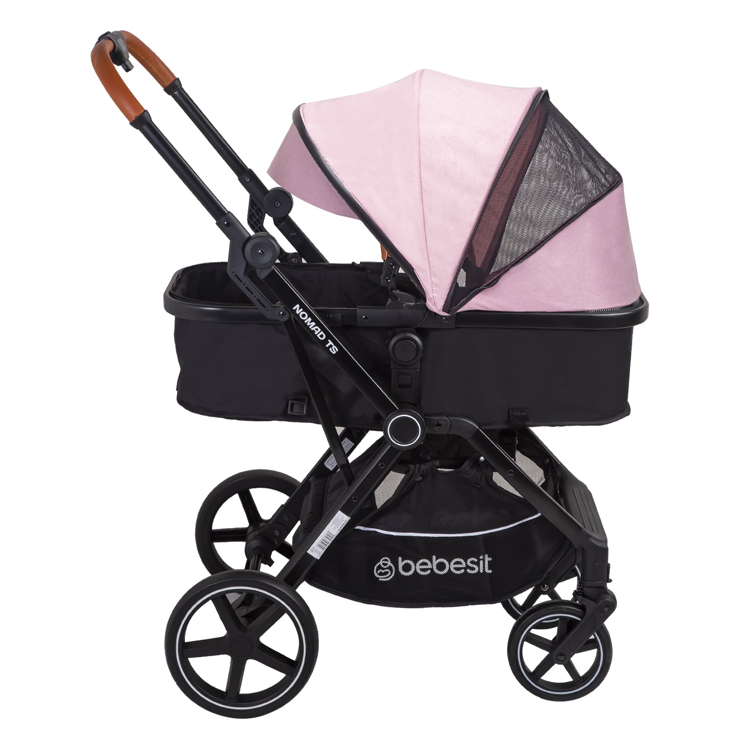 Coche Cuna travel system Nomad Rosa