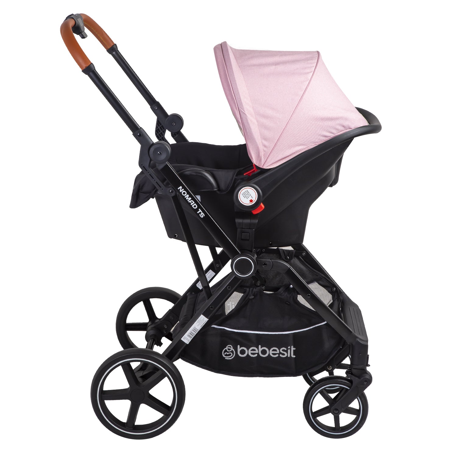 Coche Cuna travel system Nomad Rosa