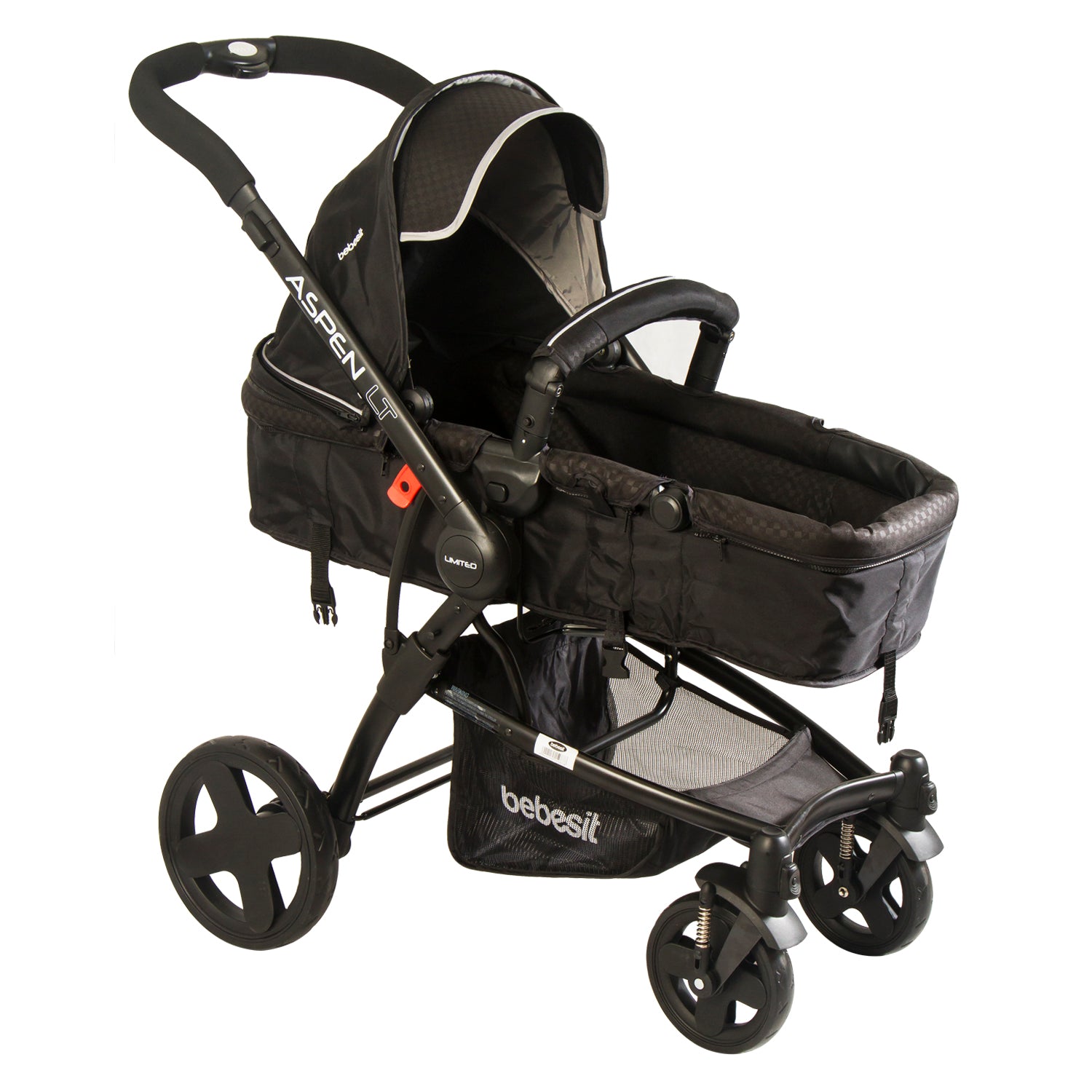 Coche Travel System Aspen Negro