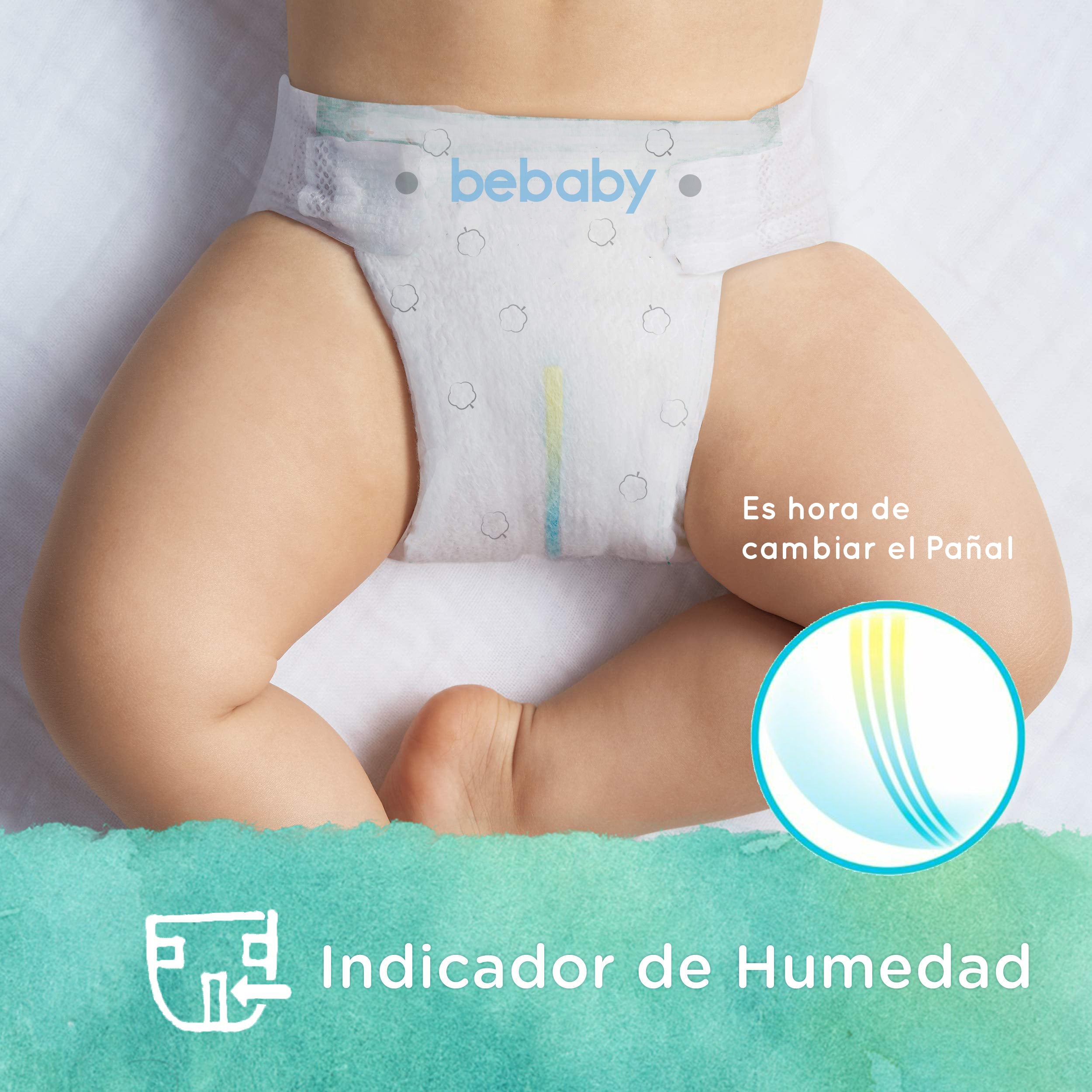 Pañales BeBaby Premium By Bebesit XXG 56u Hipoalergénico