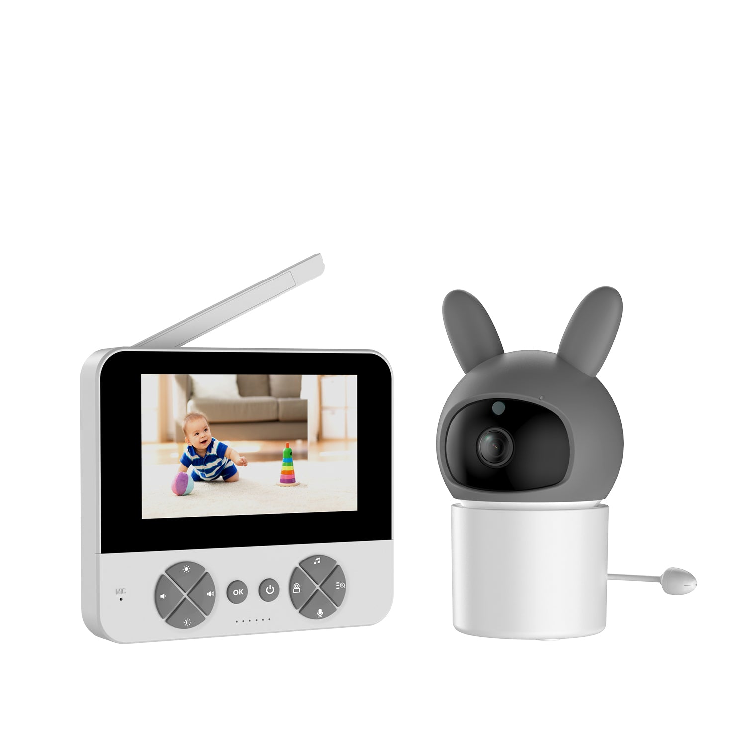 Monitor Camara SmartGuard Pro 2.0 4,3'' 720p con Ruido Blanco