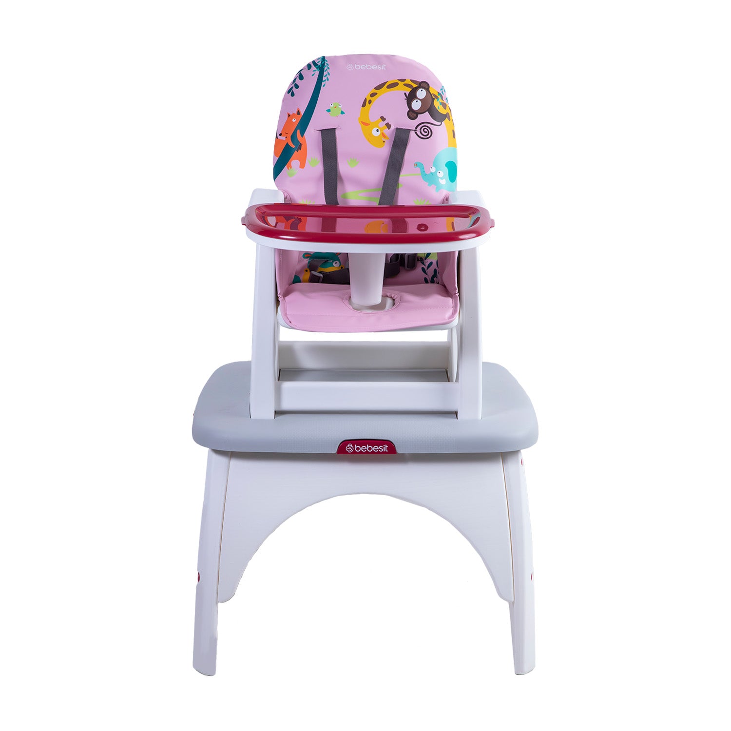 Silla de Comer Escritorio Balancin Eat&Swing Rosada Bebesit