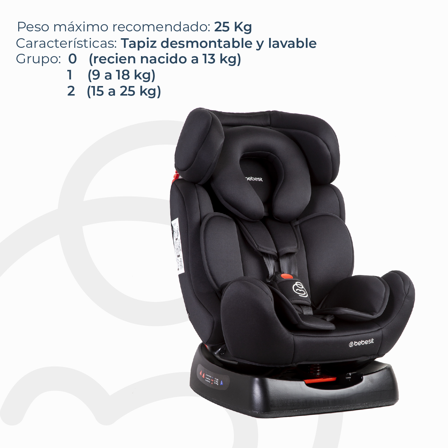 Silla de Auto Convertible Orbit LX Negro