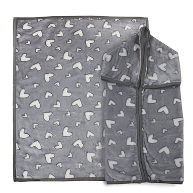 Saco con Broche Ultra Soft Corazones 80x11...