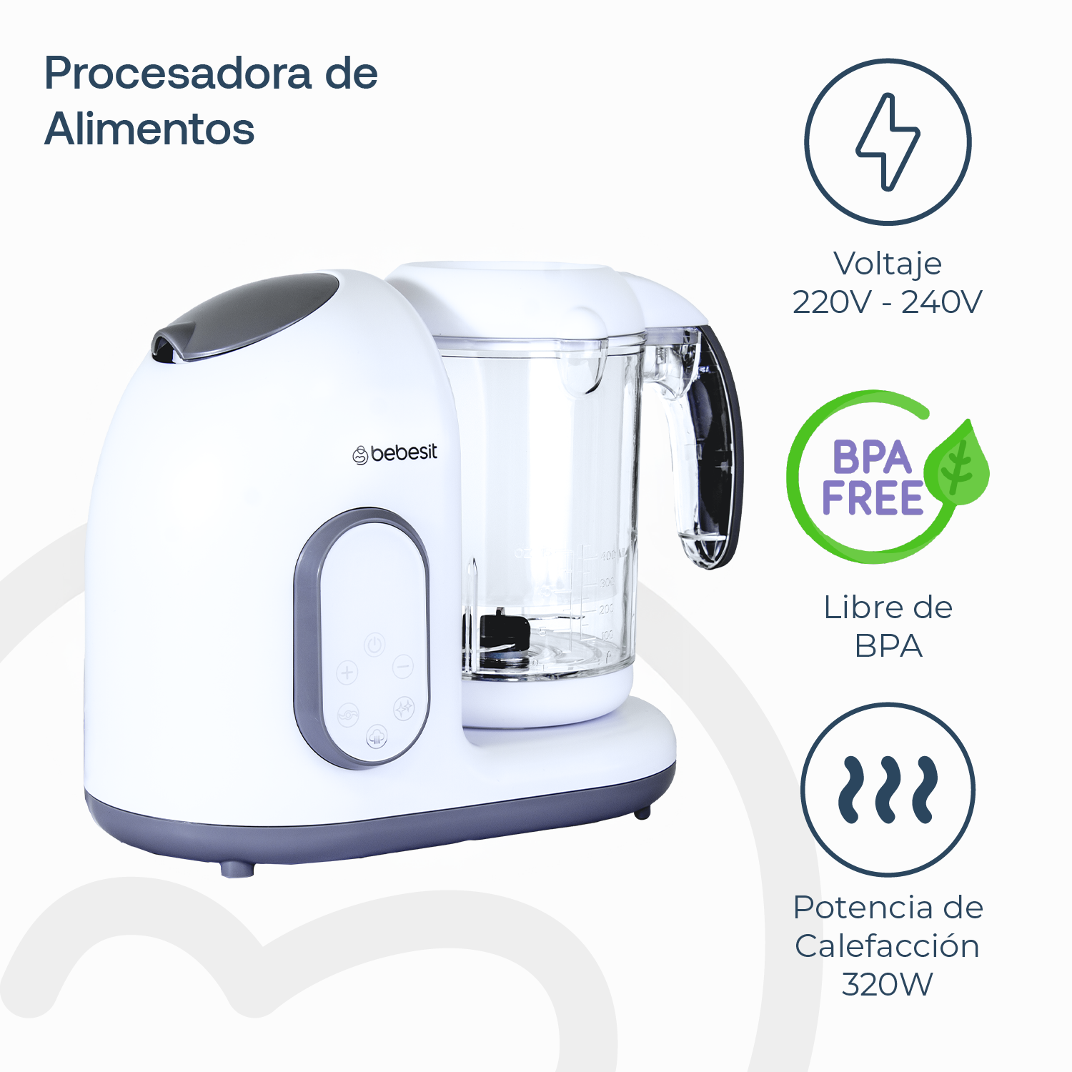 Procesadora de Alimentos Digital Bebes Bebesit