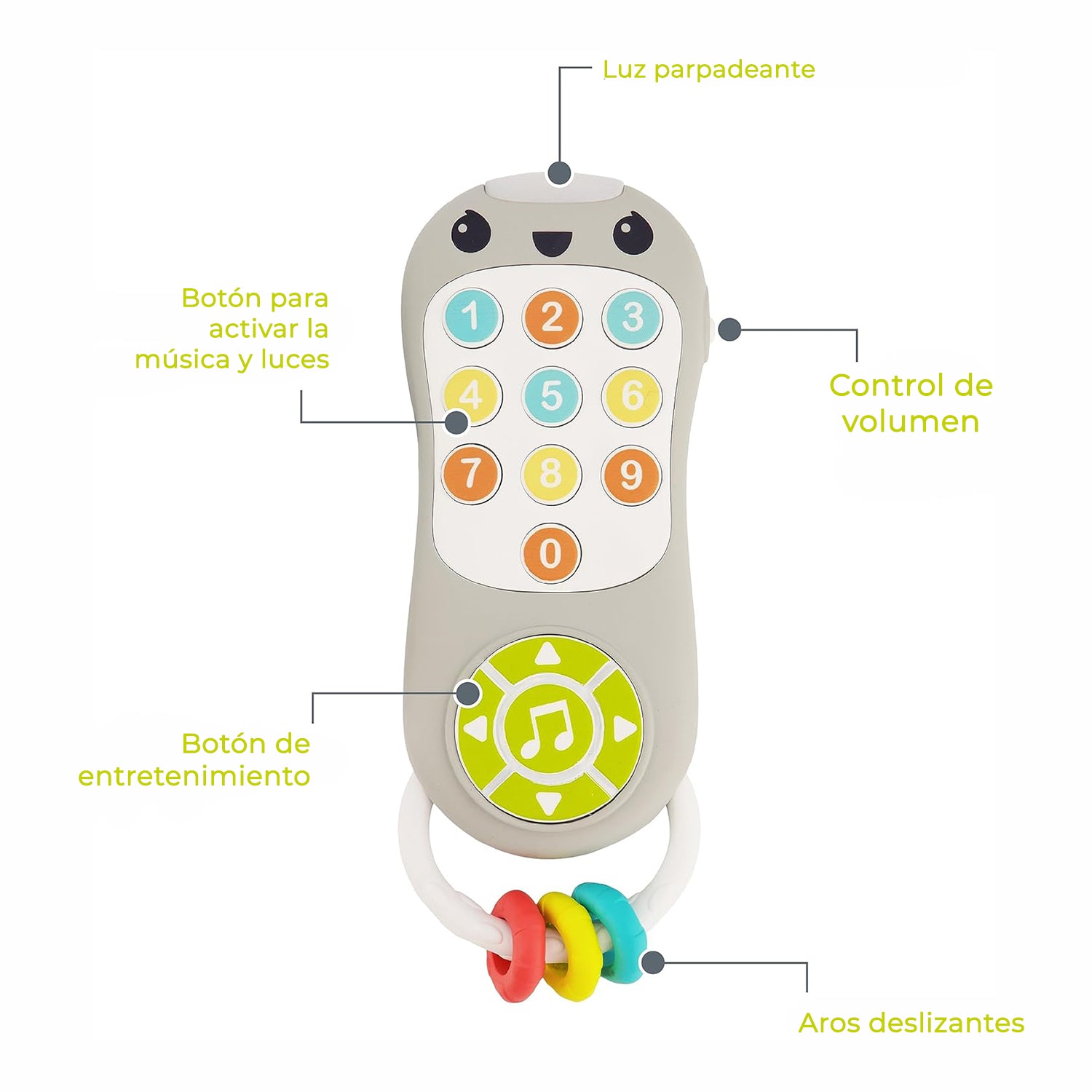 Juguete Control Remoto Music & Light