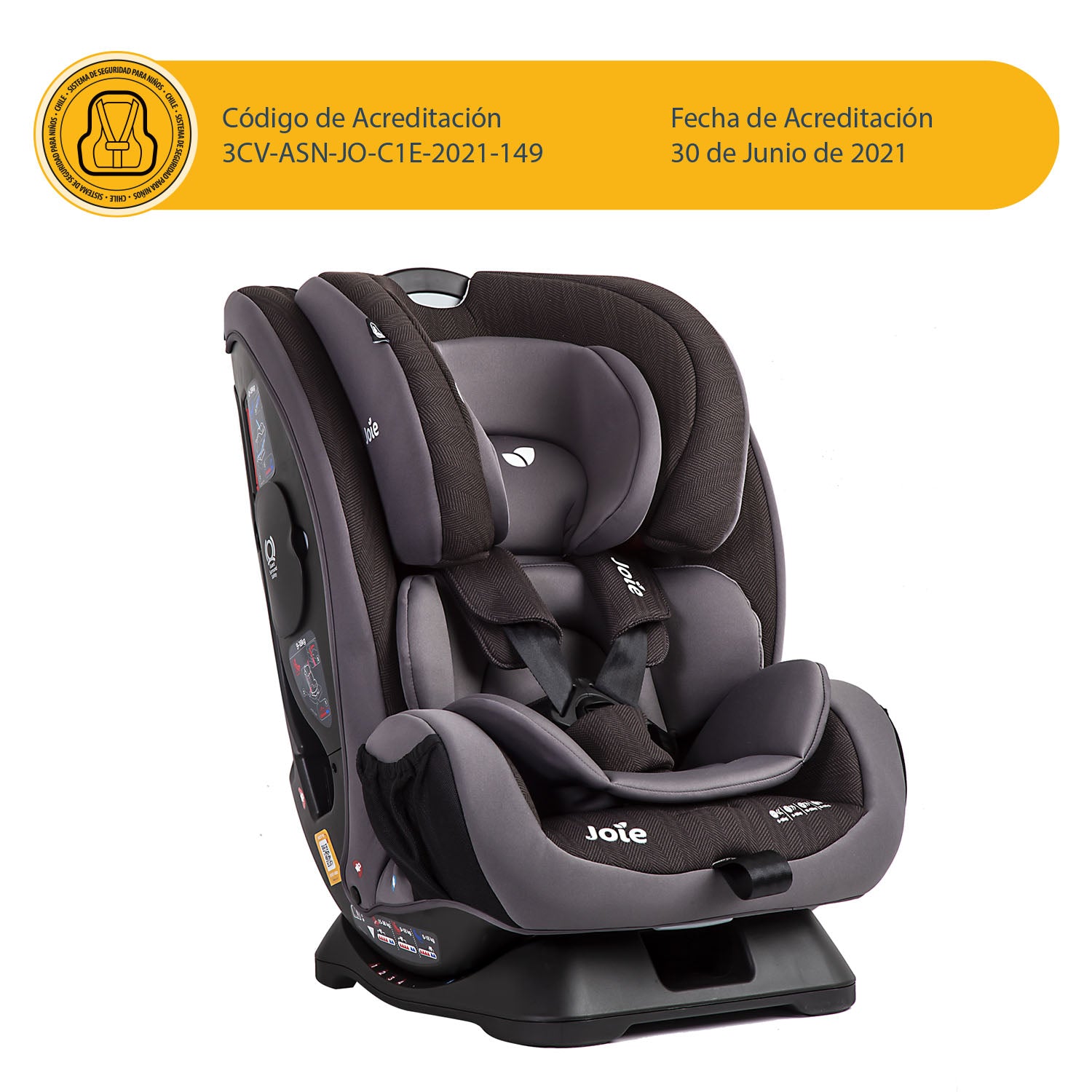 Silla de Auto Convertible Every Stage Gray