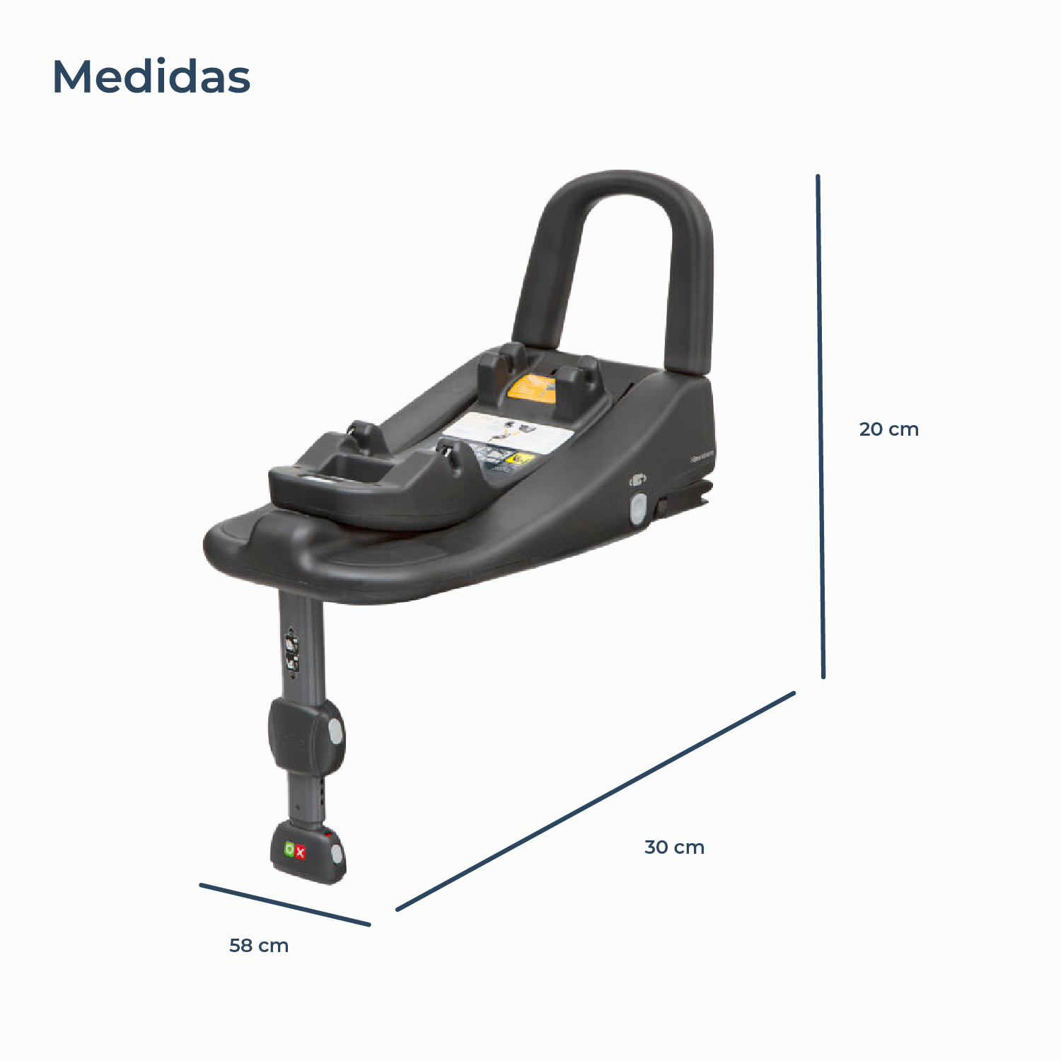 Base para Silla de Auto I-Base Isofix Advance