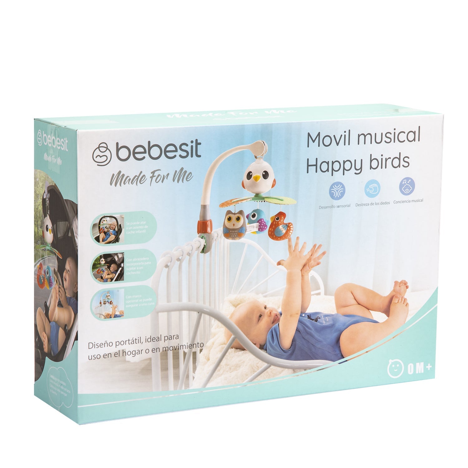 Móvil Musical para Bebé Happy Birds