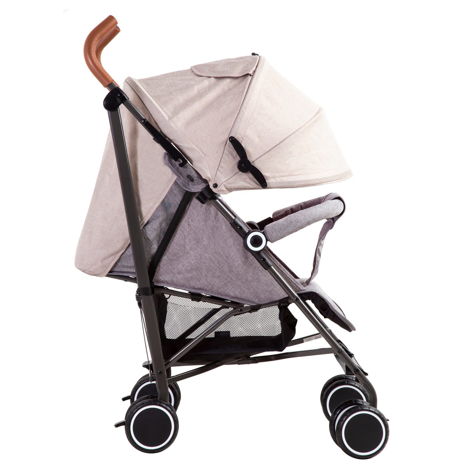 Coche Paragua Clap Melange Beige