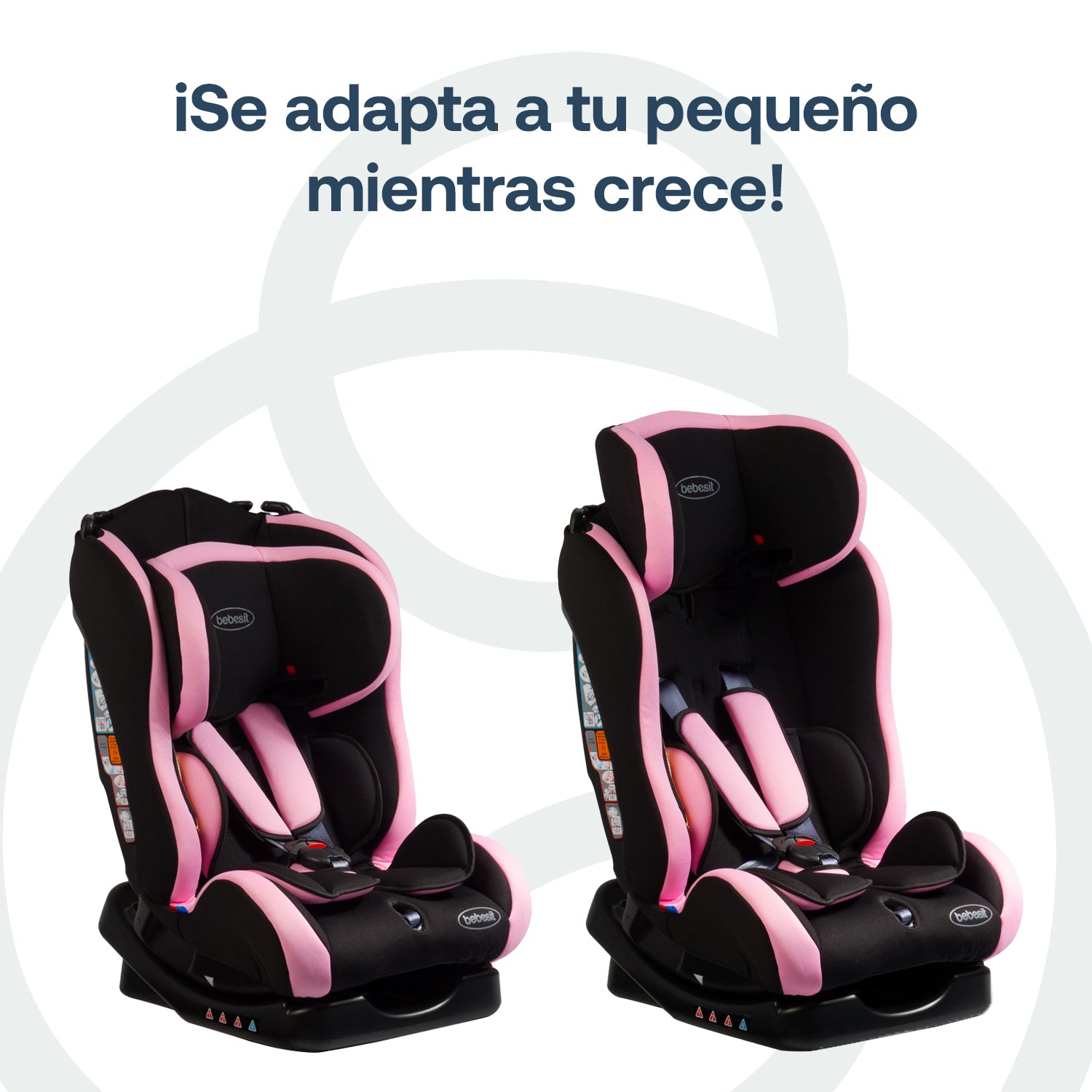 Silla de Auto Convertible Orbit Rosada