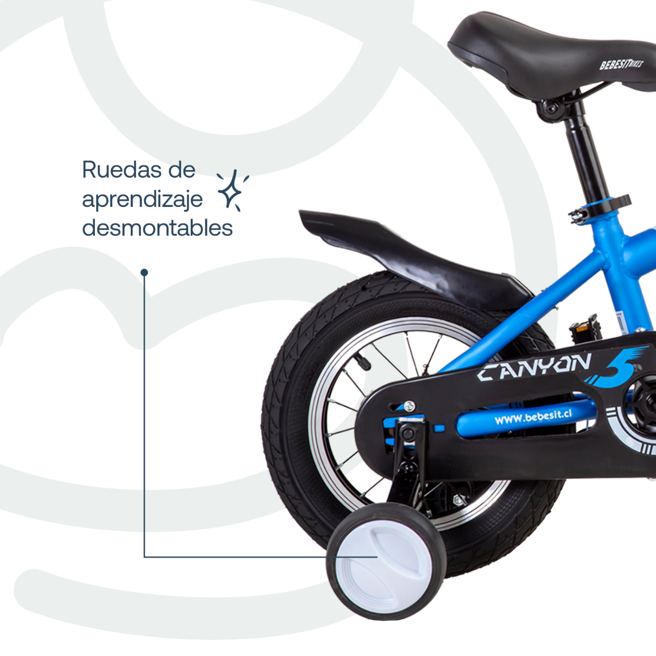 Bicicleta Infantil Canyon Aro 12 Azul