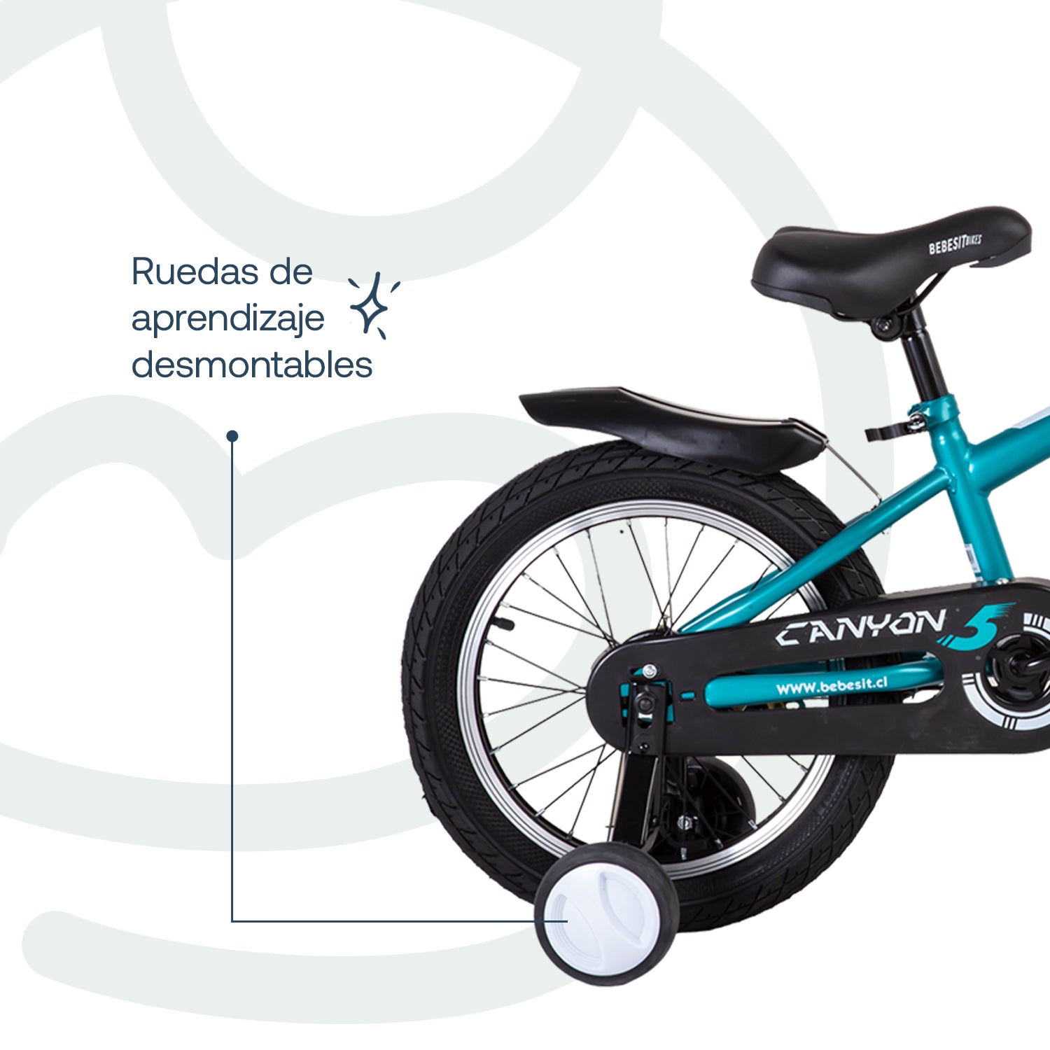 Bicicleta Infantil Canyon  Aro 16 Verde