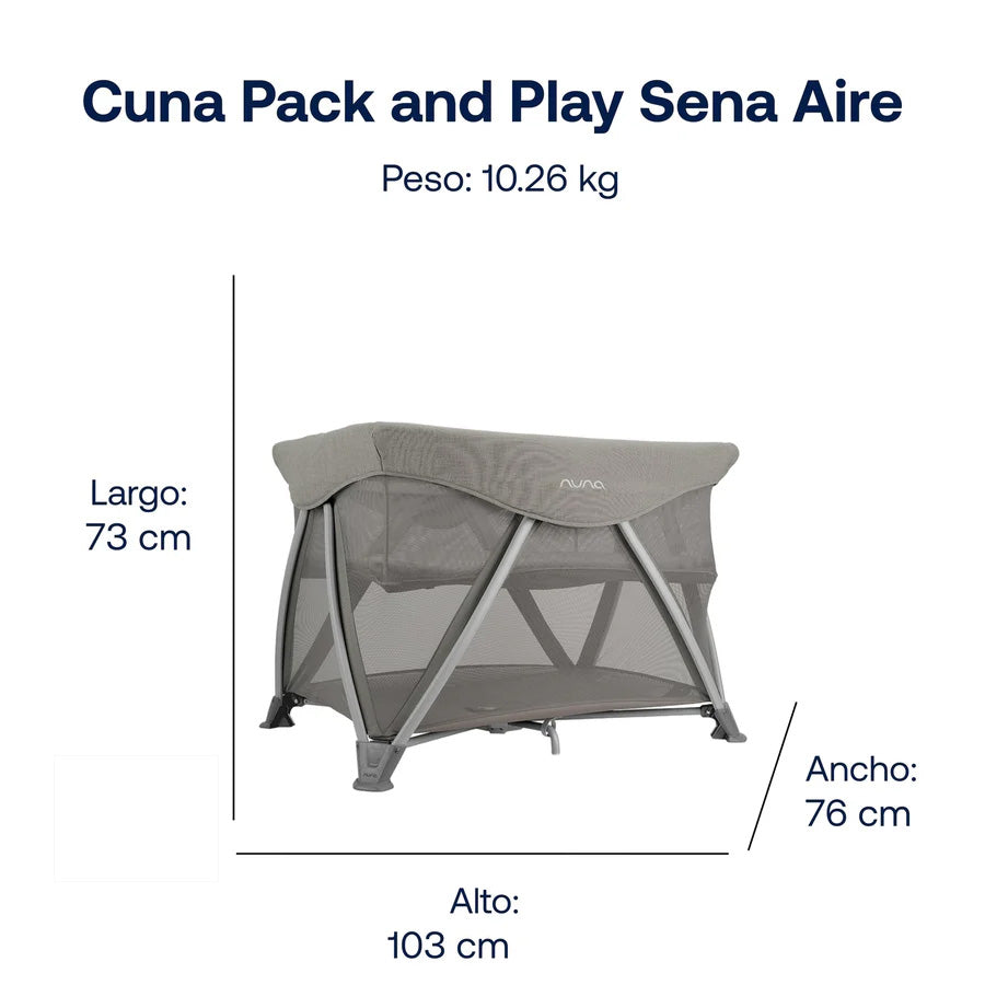 Cuna Pack and Play Sena Aire Frost