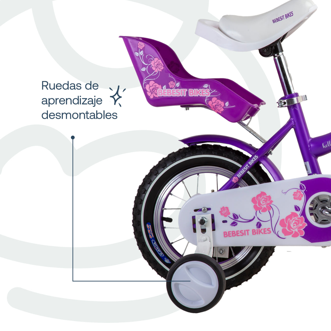 Bicicleta Infantil Queen Aro 12 Morada