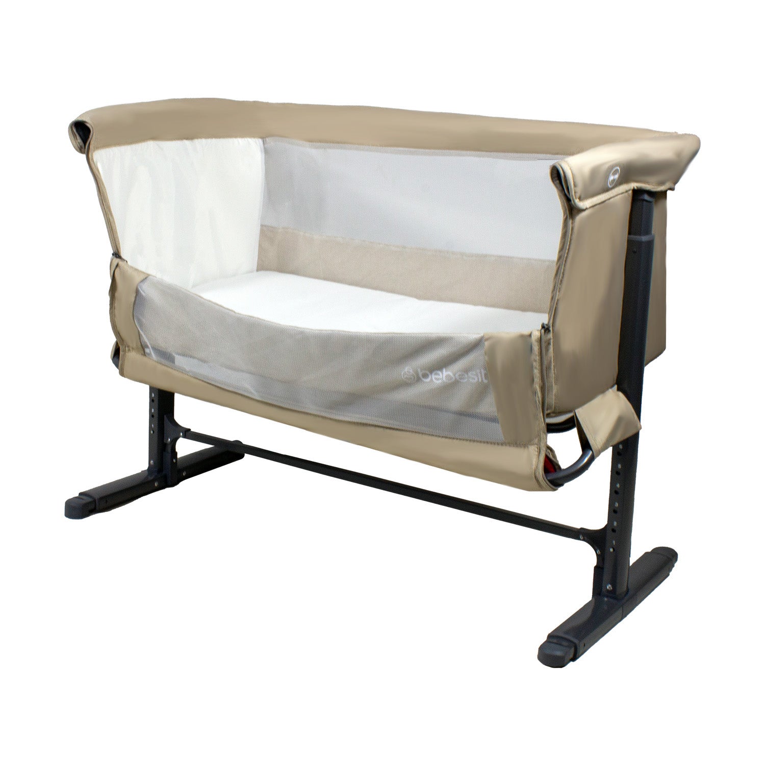 Cuna Colecho con Mosquitero MySide LX Beige Bebesit