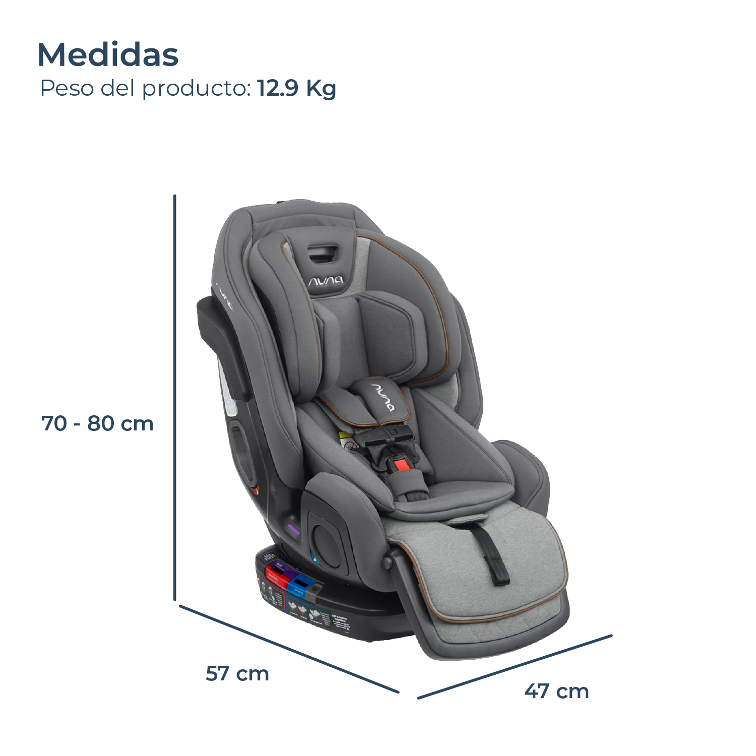 Silla de Auto Convertible Exec Granite