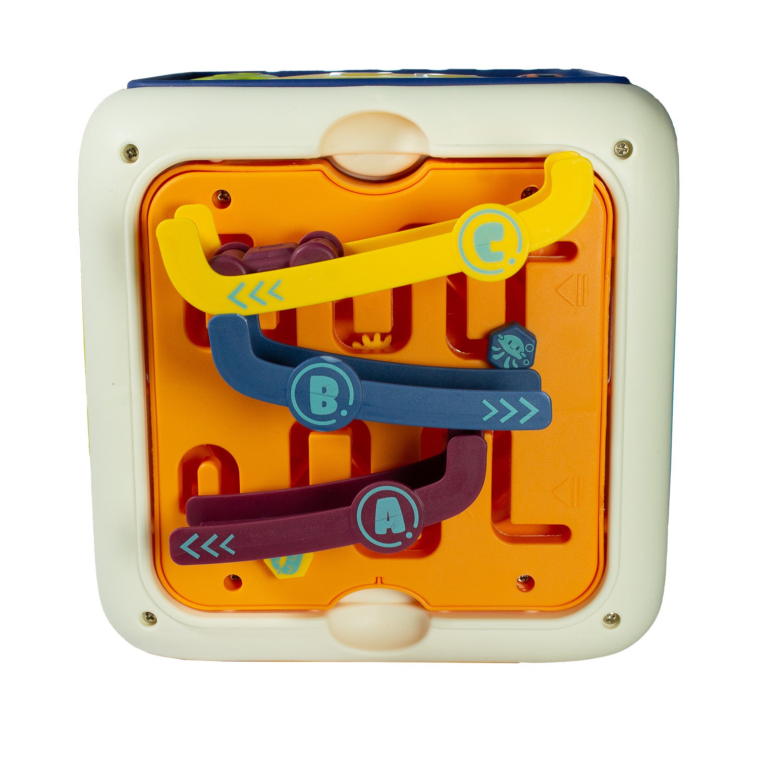 Juguete Decaedro Cubo Interactivo Montessori Aprendizaje Bebe