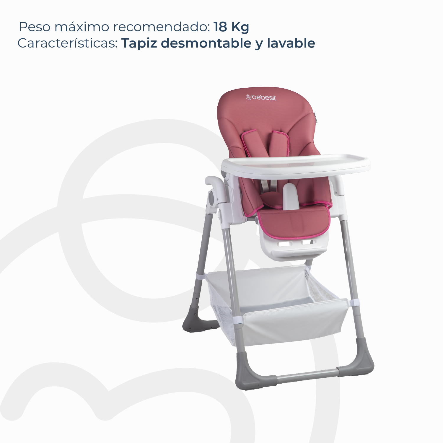 Silla de Comer Snack LX Rosa