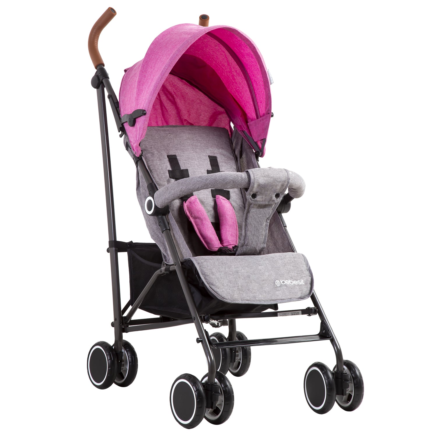 Coche Paragua Clap - Melange Rosado