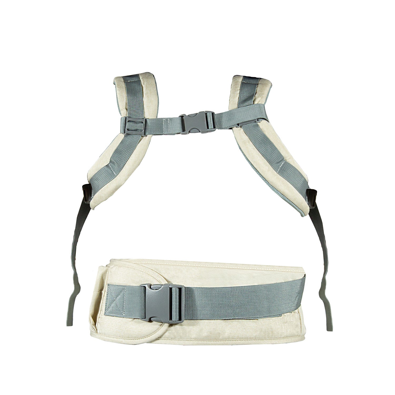 Porta Bebe Arnés con asiento cuidados cadera Hip Seat Beige