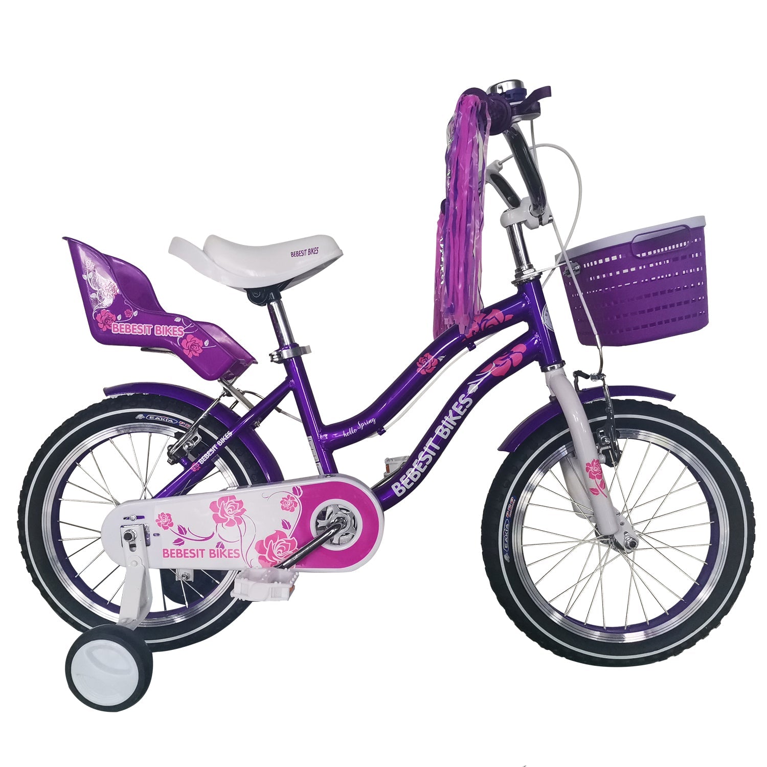 Bicicleta Infantil Queen Aro 16 Morada