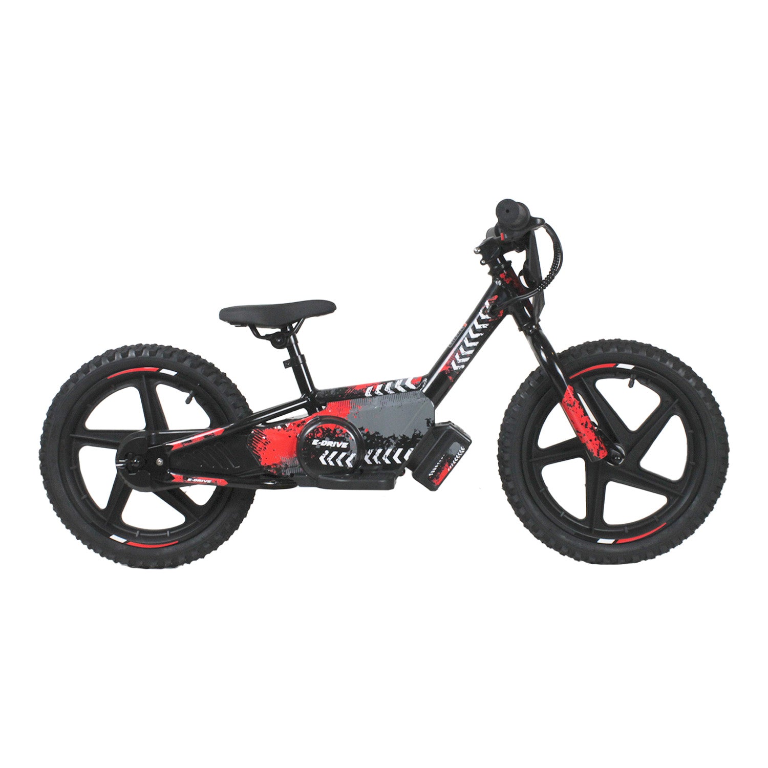 Bicicleta Moto Eléctrica E-Bike BeRide Aro 16 Roja