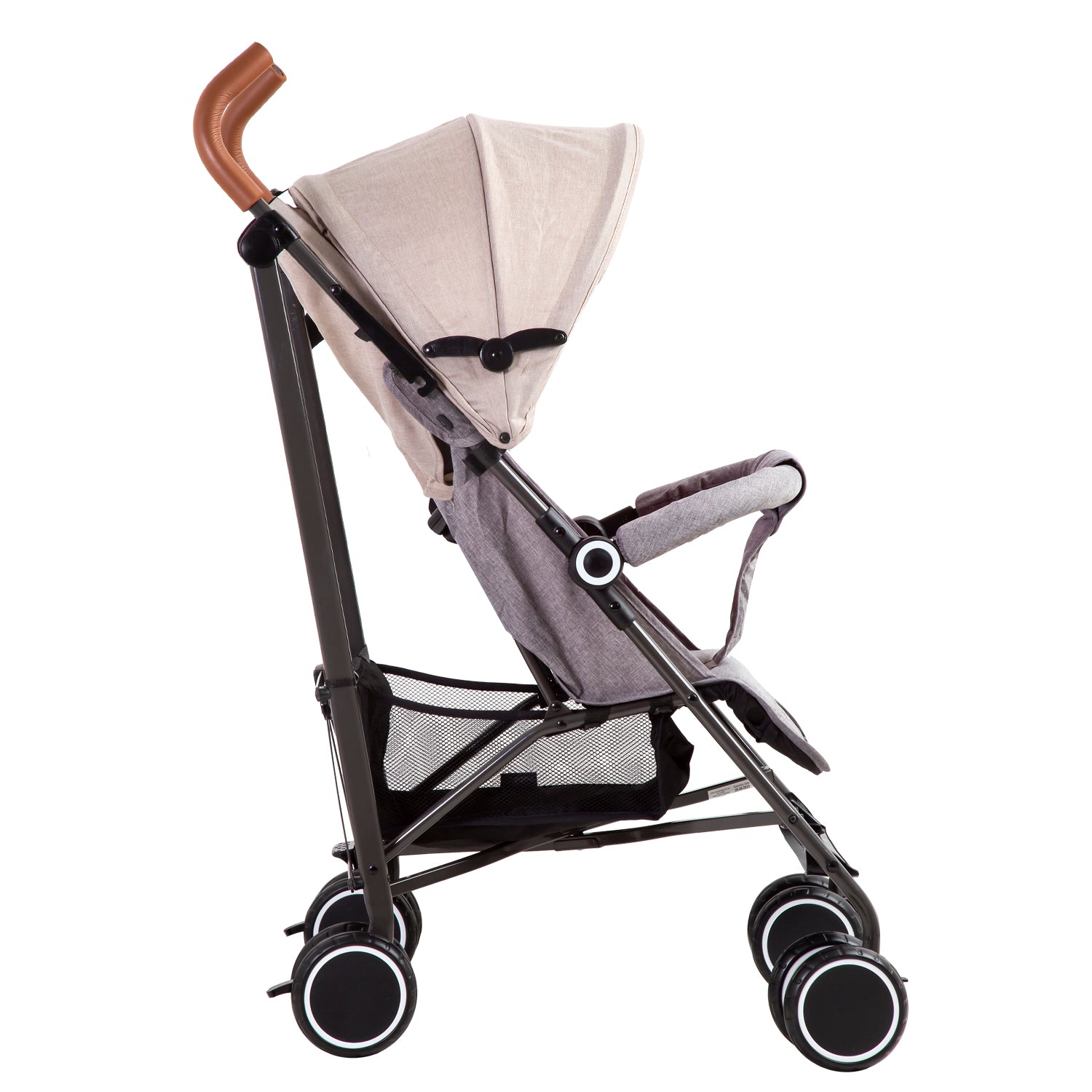 Coche Paragua Clap Melange Beige